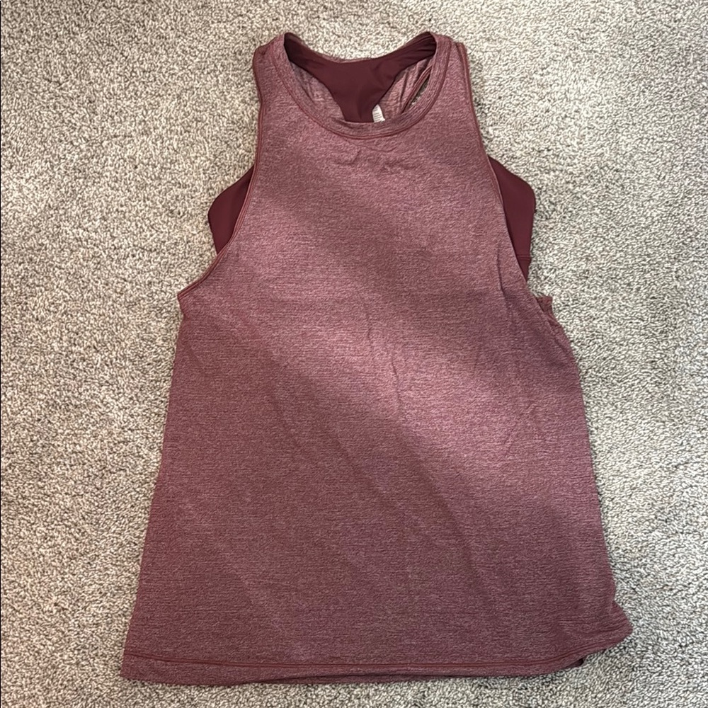lululemon athletica Burgundy Tank Top